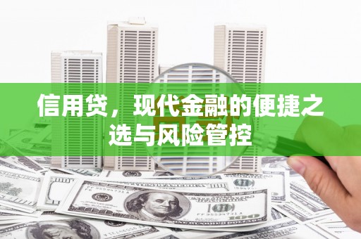 弥渡信用贷，现代金融的便捷之选与风险管控