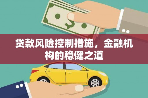 弥渡贷款风险控制措施，金融机构的稳健之道